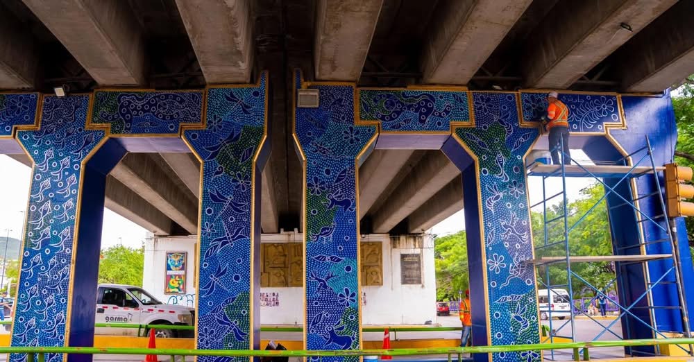 E. Salgado busca dignificar espacios a través del arte en Chilpancingo, Gro