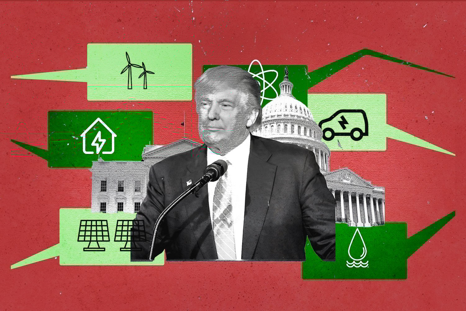 Trump culpa a energías renovables del alza en tarifas eléctricas