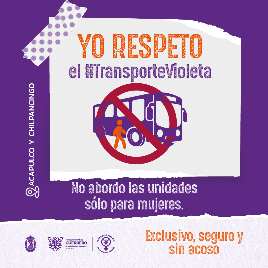 Respeto transportes violeta – Guerrero