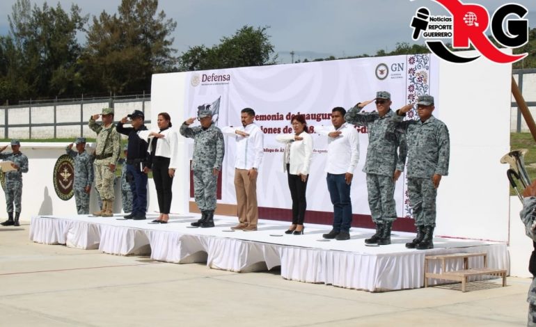 Inauguran cuarteles de la Guardia Nacional en Chilapa y Tlapa para reforzar la seguridad en Guerrero