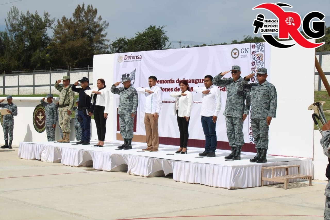 Inauguran cuarteles de la Guardia Nacional en Chilapa y Tlapa para reforzar la seguridad en Guerrero