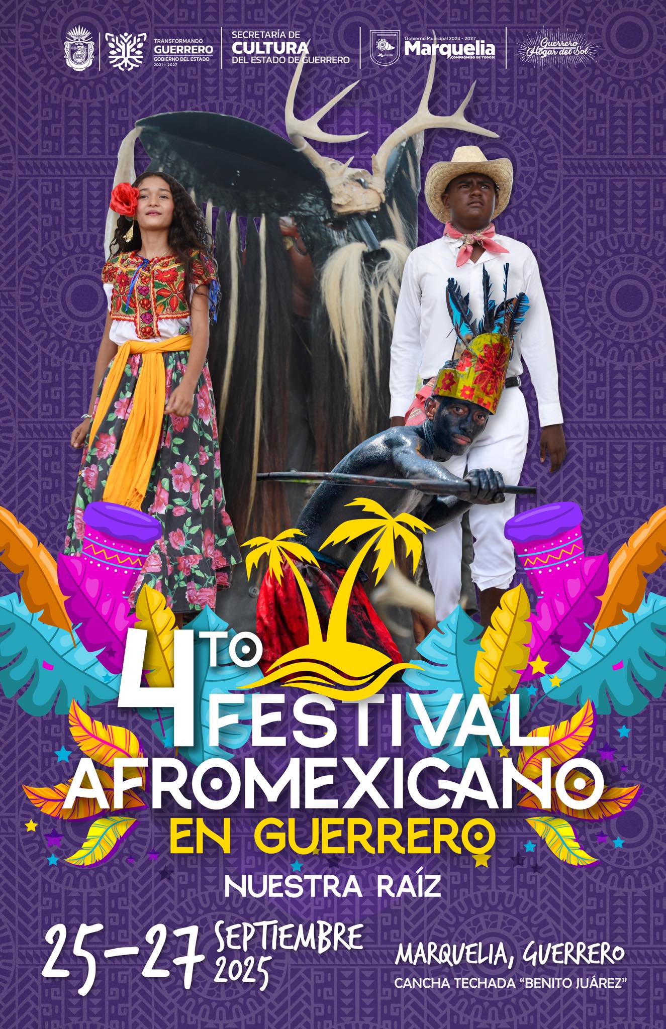 Todo listo para el 4º Festival Afromexicano “Nuestra Raíz” en Marquelia