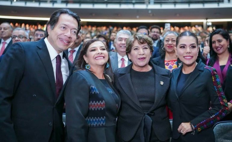 E. Salgado reconoce trabajo de D. Gómez con discurso en Edomex