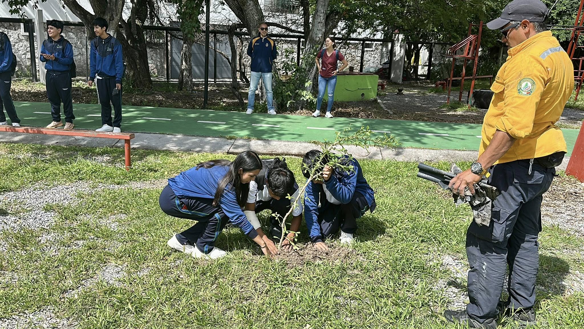 Siembran 120 árboles en la Unidad Deportiva de Chilpancingo