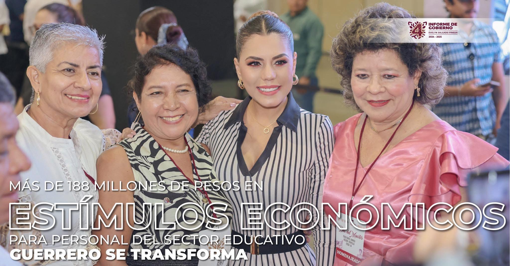 E. Salgado envía mensaje a maestros y destina 180 millones de pesos en estímulos por antigüedad