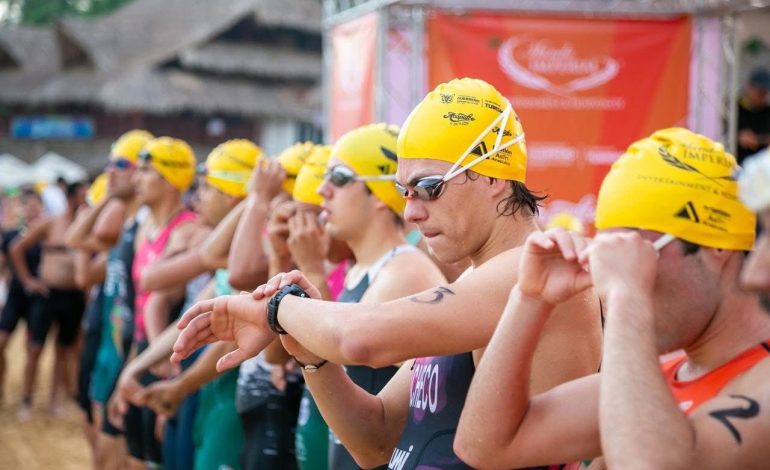E. Salgado celebra el arranque del Triatlón AsTri en Hogar del Sol en Acapulco 2025