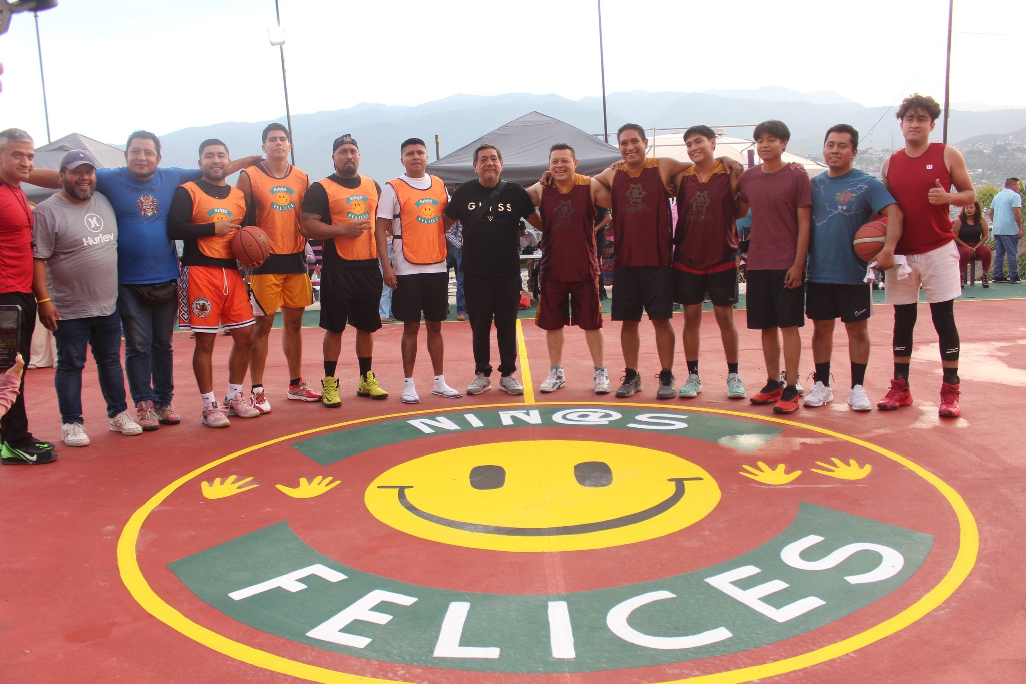 Inaugura Félix Salgado Macedonio torneo de básquetbol en cancha “Niñ@s Felices”
