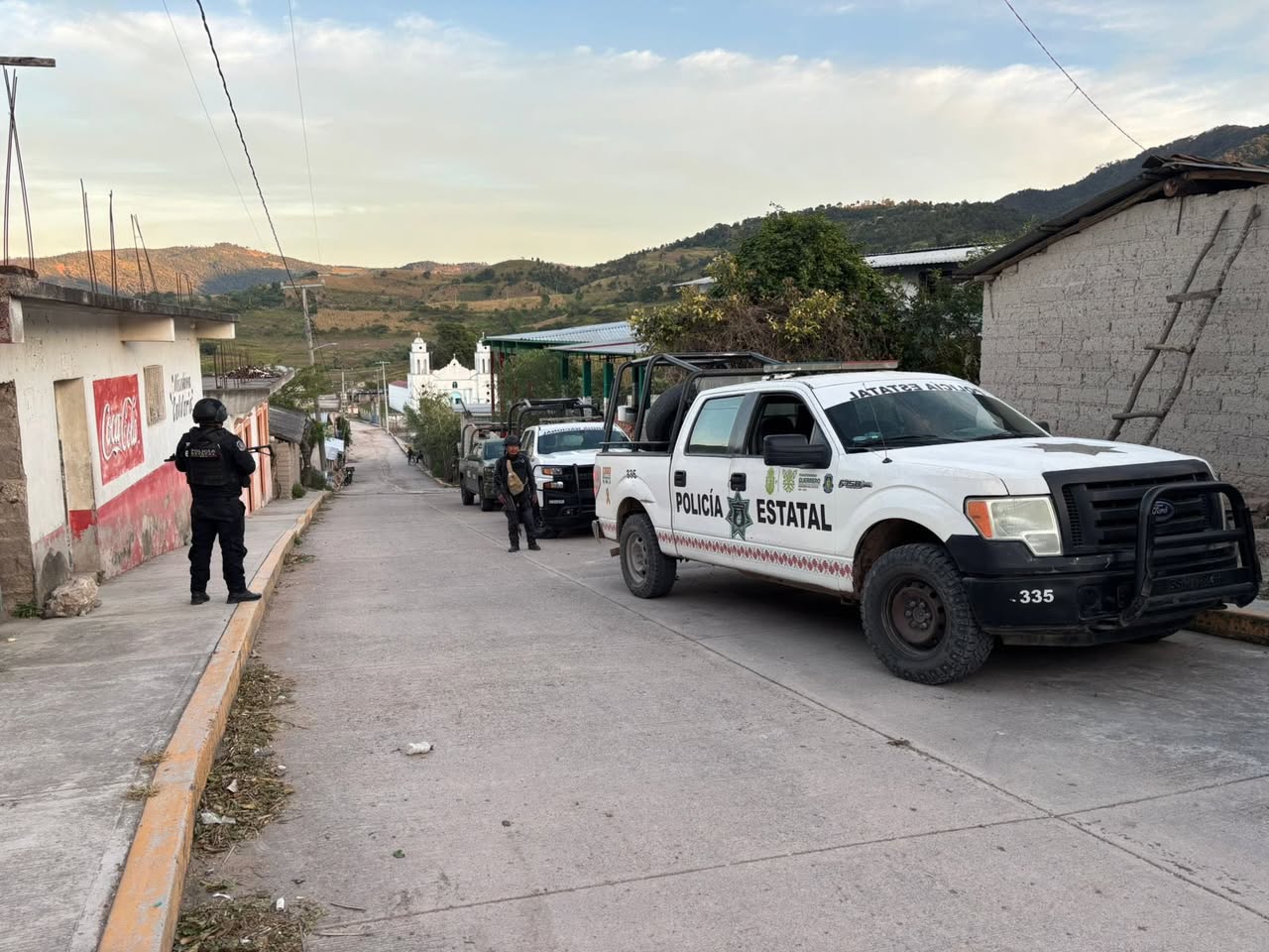 Refuerzan vigilancia interinstitucional en San Jerónimo Palantla, municipio de Chilapa de Álvarez
