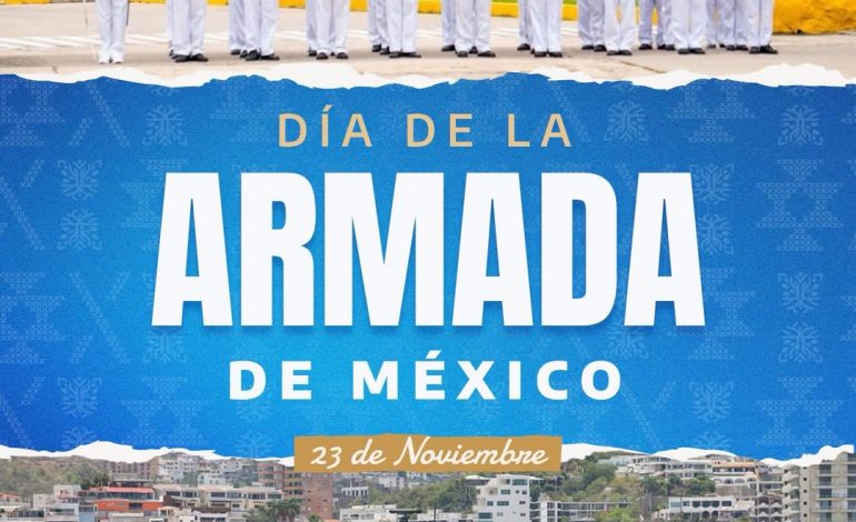 Gobernadora Evelyn Salgado reconoce la labor de la Armada de México en su día