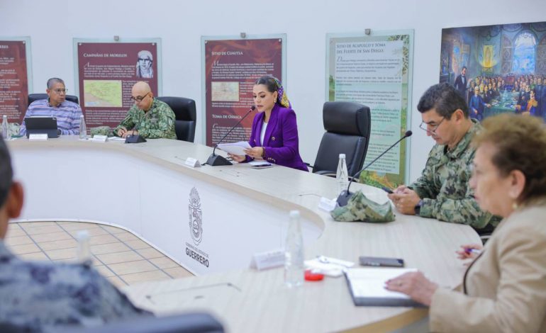 Evelyn Salgado encabeza sesión de la Mesa Estatal para la Construcción de la Paz en Chilpancingo