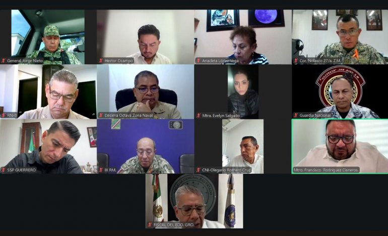 Evelyn Salgado encabeza de forma virtual la Mesa de Coordinación para la Construcción de la Paz