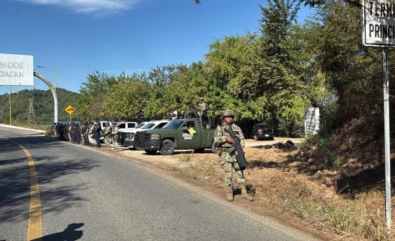 SSP Guerrero participa en operativo interestatal con Michoacán en Costa Grande