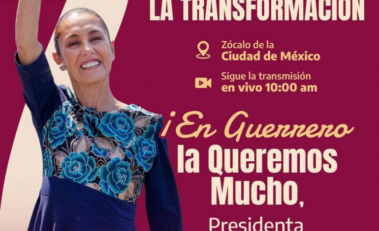 Guerrero se suma a la celebración por siete años de transformación