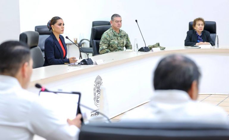 E. Salgado encabeza sesión en la Mesa de Coordinación en Chilpancingo