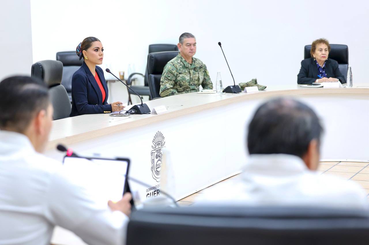E. Salgado encabeza sesión en la Mesa de Coordinación en Chilpancingo