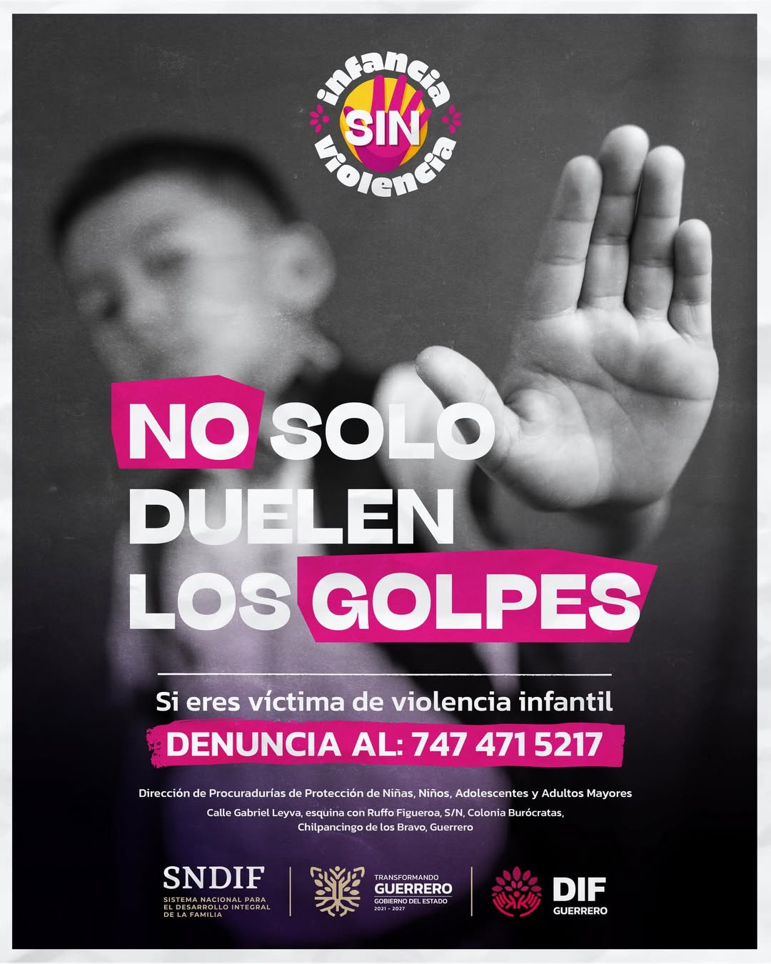 E. Salgado promueve la campaña “Infancia Sin Violencia” del DIF Guerrero