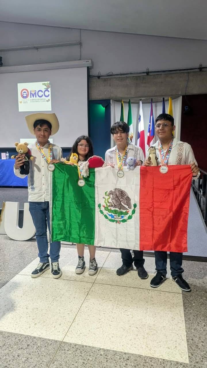Guerrerenses ganan medallas en Olimpiada de Matemáticas de Centroamérica y del Caribe 2025