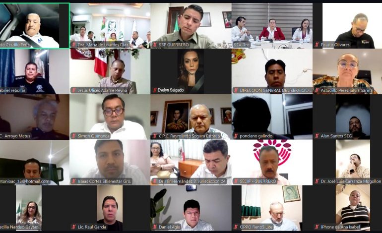 Evelyn Salgado encabeza reunión virtual para reforzar acciones contra el sarampión en Guerrero