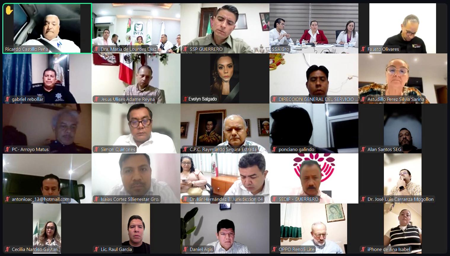 Evelyn Salgado encabeza reunión virtual para reforzar acciones contra el sarampión en Guerrero