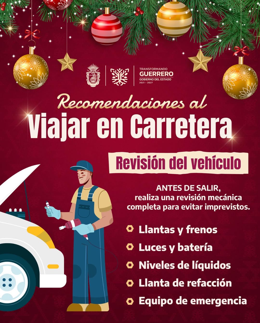 Llama Evelyn Salgado a priorizar la seguridad vial durante la temporada vacacional