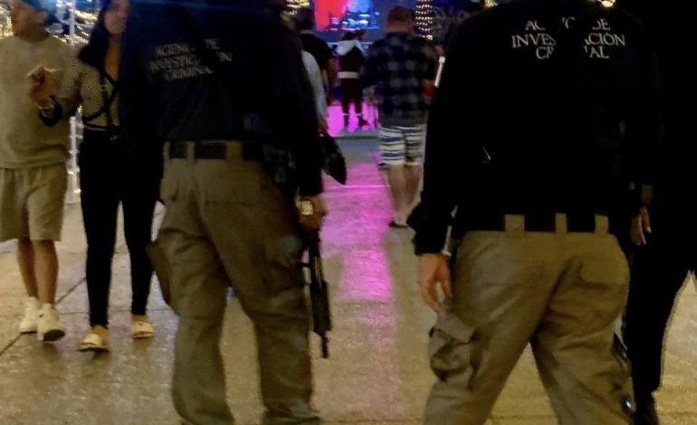 Refuerzan seguridad en el Zócalo de Chilpancingo con presencia policial coordinada