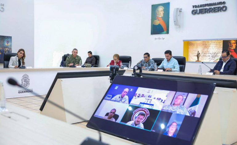 Evelyn Salgado refuerza coordinación por la seguridad en Guerrero