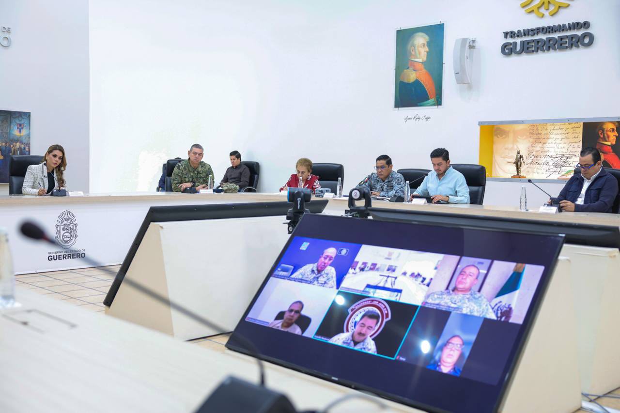 Evelyn Salgado refuerza coordinación por la seguridad en Guerrero