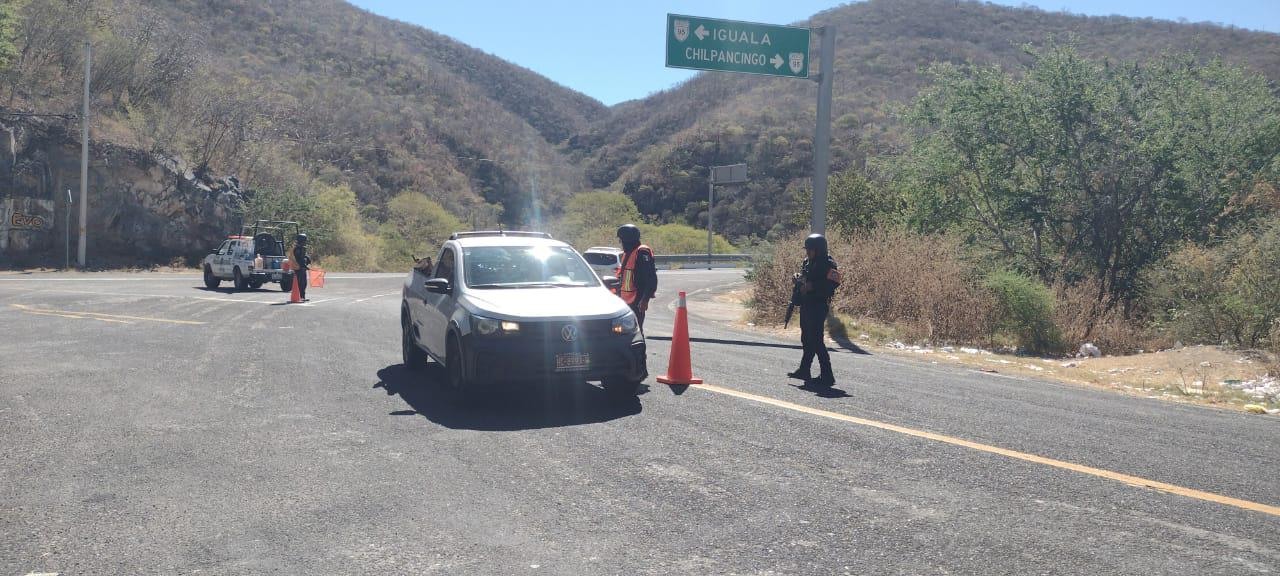 Refuerzan seguridad en Chilpancingo con filtros de vigilancia interinstitucionales