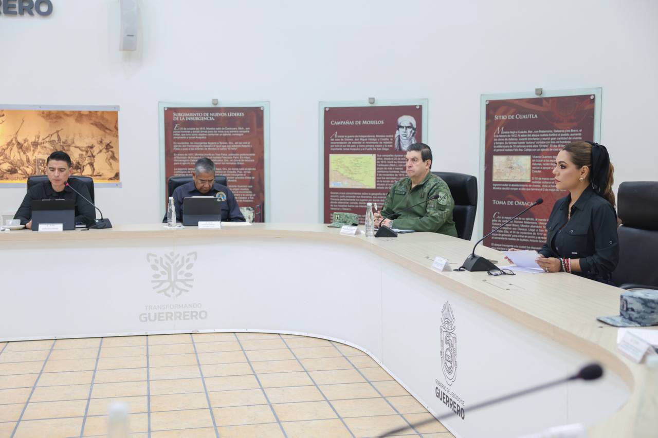 E. Salgado preside Mesa de Coordinación para revisar avances en la estrategia de seguridad