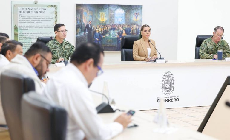 Evelyn Salgado reafirma estrategia de seguridad con presencia permanente en Guerrero