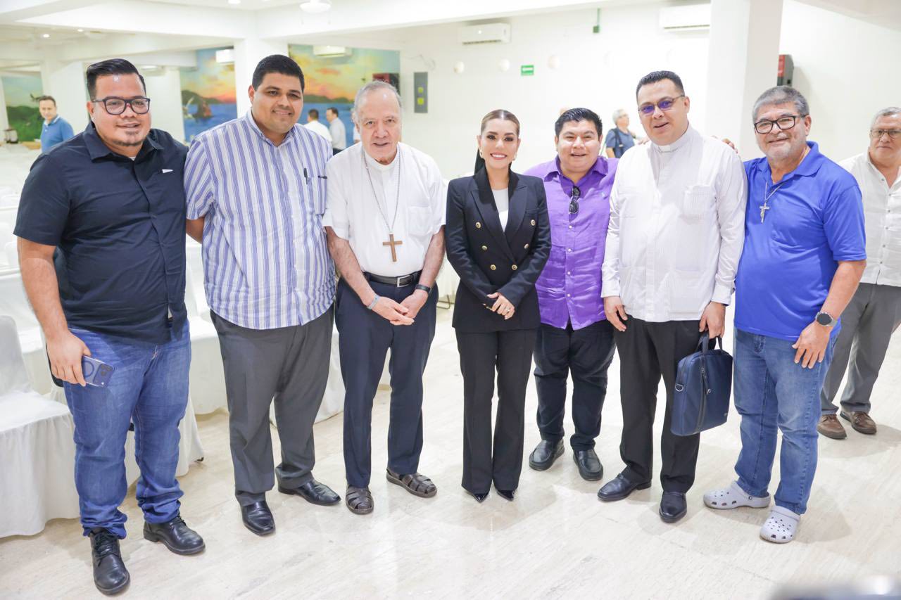 E. Salgado se reúne con obispos de Guerrero para fortalecer la paz y la cohesión social
