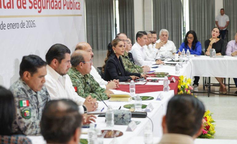 E. Salgado comparte fotos de la Sesión Ordinaria del Consejo Estatal de Seguridad Pública