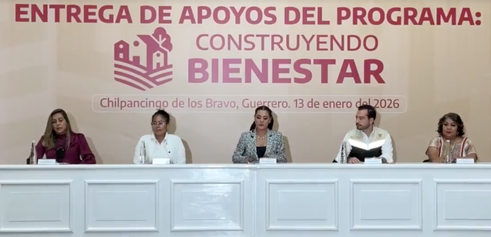 Evelyn Salgado entrega apoyos del programa Construyendo Bienestar en Chilpancingo