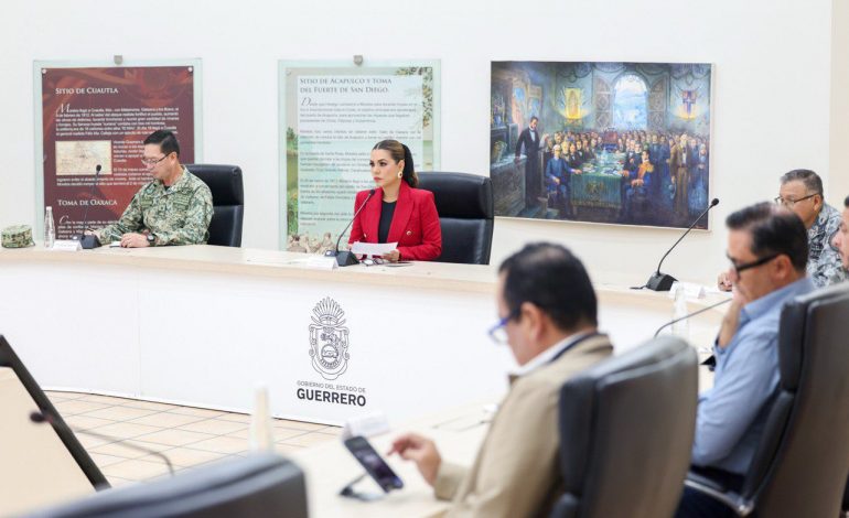 Refuerzan coordinación interinstitucional para fortalecer la seguridad en Guerrero