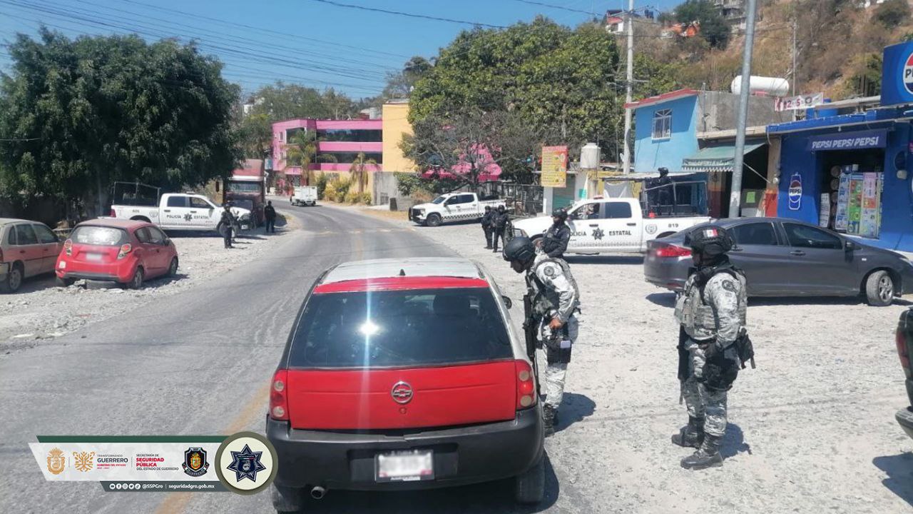 Refuerzan seguridad en Chilpancingo con patrullajes de Policía Estatal y GN