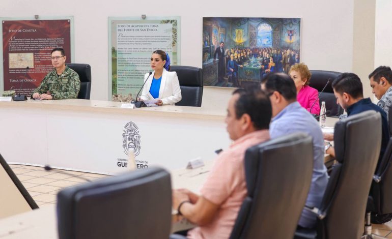 E. Salgado encabeza Mesa de Coordinación para reforzar colaboración interinstitucional
