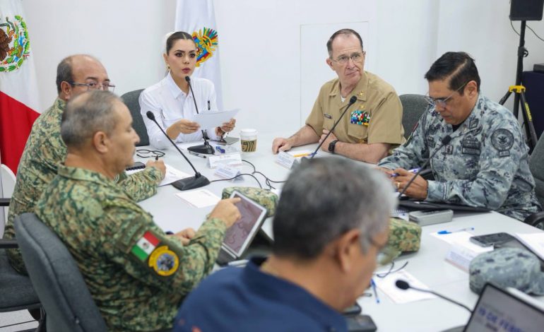 E. Salgado encabeza sesión de la Mesa de Coordinación para la Construcción de Paz