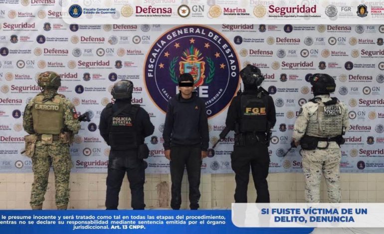 Fiscalía General del Estado de Guerrero ejecuta orden de aprehensión por homicidio culposo en Chilpancingo