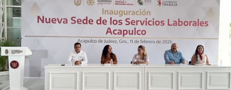 Evelyn Salgado inaugura nueva sede de los Servicios Laborales en Acapulco