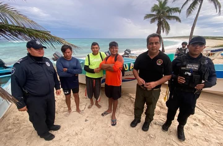 Buenas noticias dentro de la angustia: localizan con vida a pescadores reportados como desaparecidos
