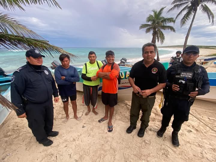 Buenas noticias dentro de la angustia: localizan con vida a pescadores reportados como desaparecidos
