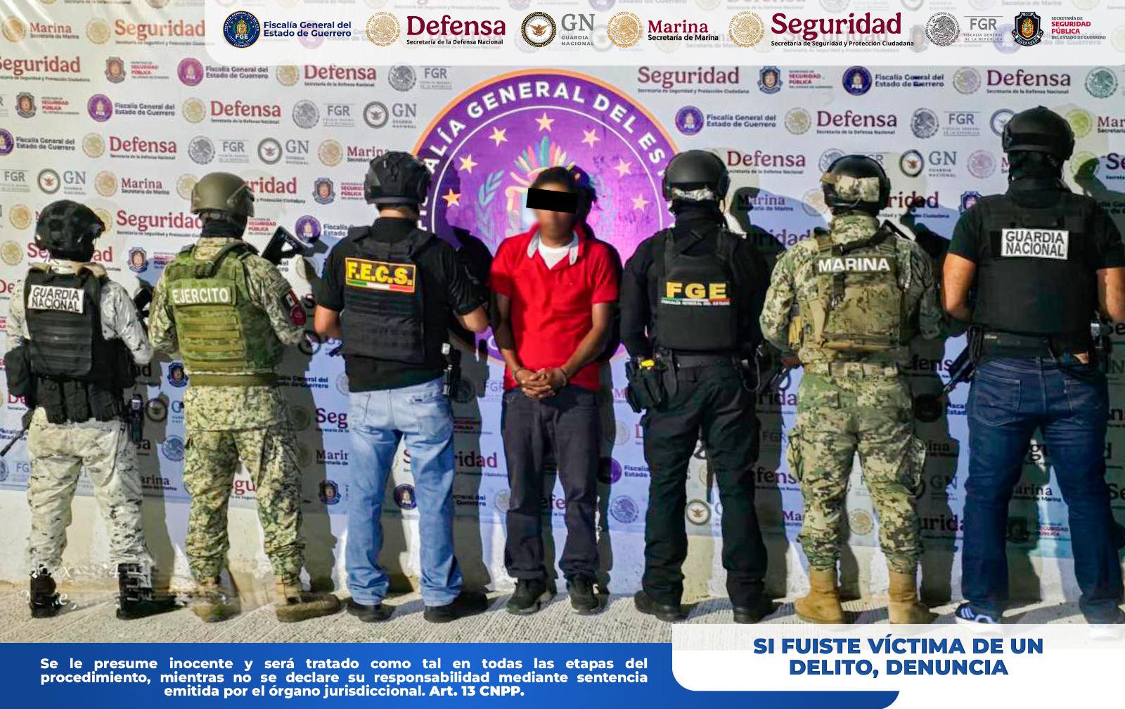 FGEGuerrero cumplimenta orden de aprehensión por ataques a la paz pública en Zihuatanejo