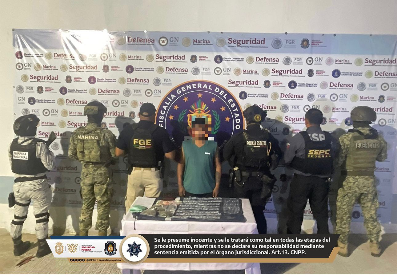 Detienen a presunto narcomenudista en La Venta; aseguraron dosis de droga y efectivo