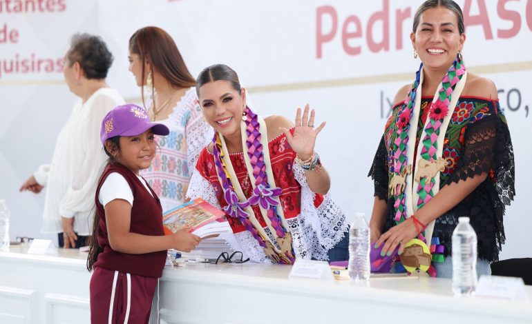 Anuncia Evelyn Salgado inversión superior a 6 mdp para obras y servicios en Ixcapuzalco