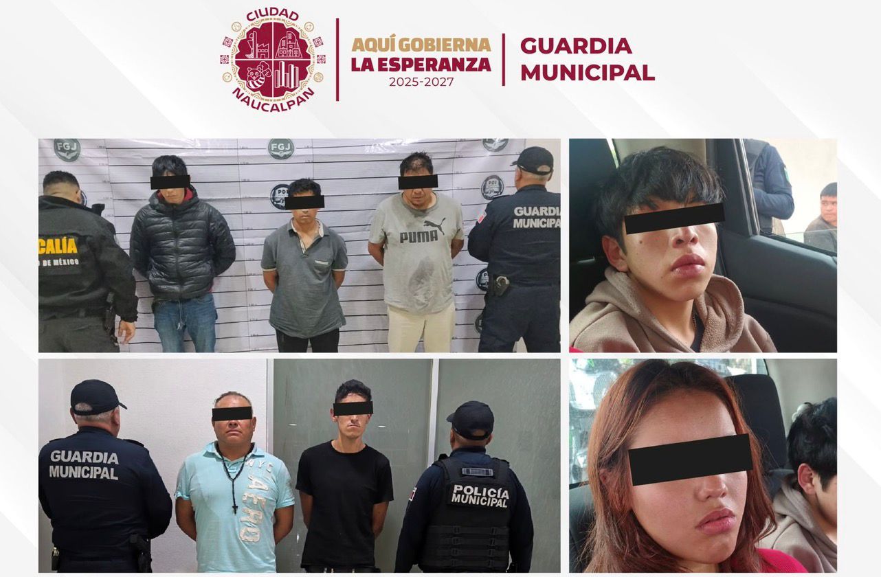 Desarticulan célula dedicada al robo violento de motocicletas en Naucalpan