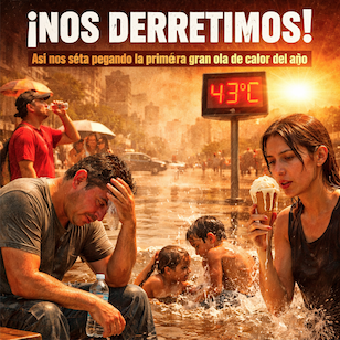 Nos derretimos: Así nos está pegando la primera gran ola de calor del año