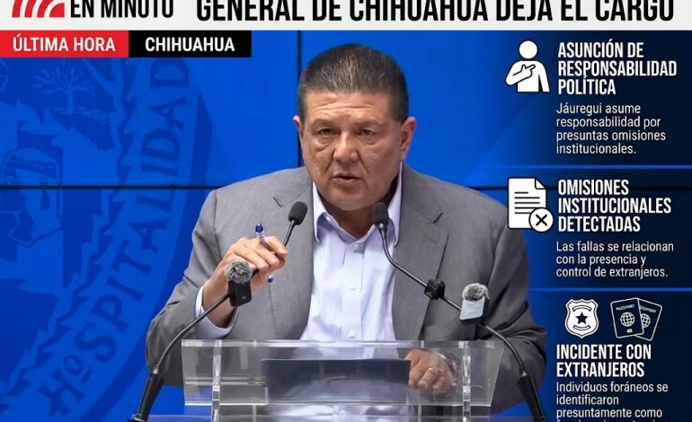 César Jáuregui renuncia como Fiscal de Chihuahua tras polémica por presencia de supuestos agentes extranjeros