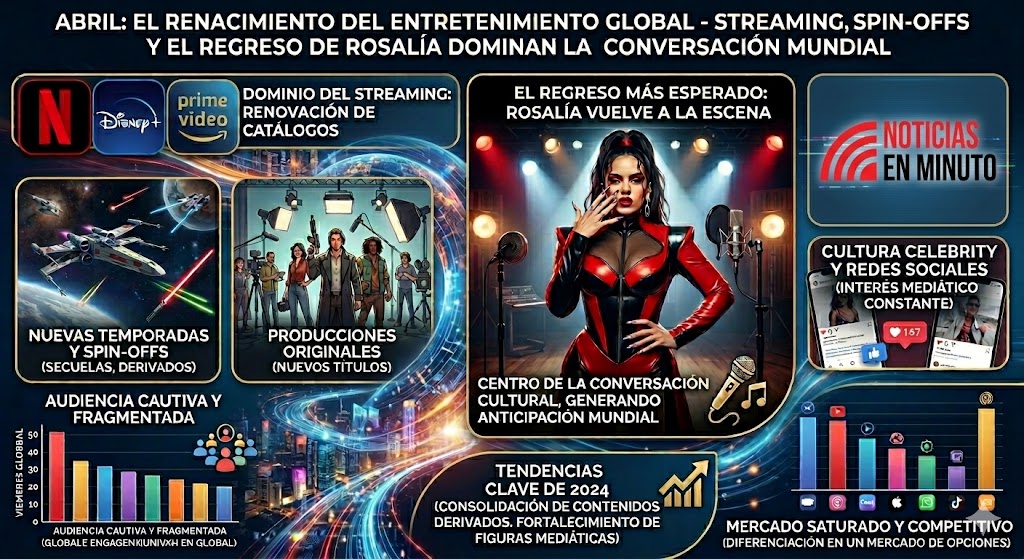 Abril en streaming: regresos esperados y una cartelera que busca conquistar a las audiencias