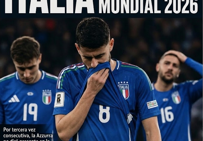 Italia queda fuera del Mundial 2026 y profundiza su crisis histórica