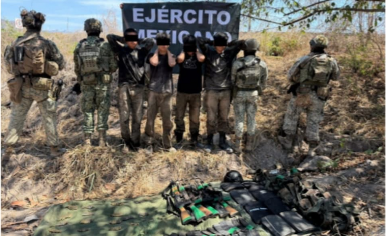 Operativo en Escuinapa deja cuatro detenidos, tres de ellos menores